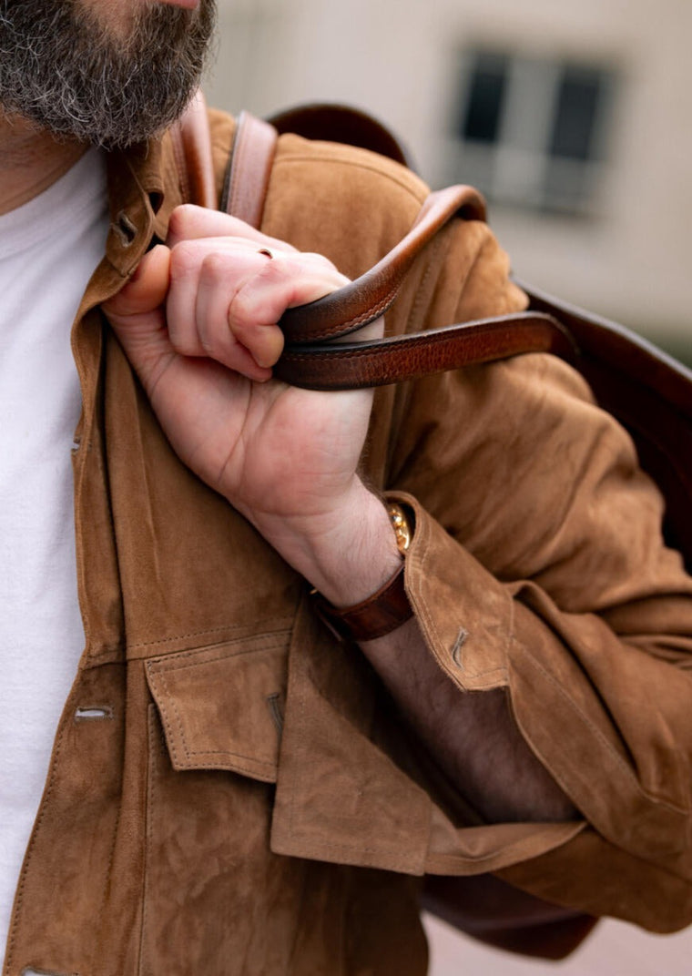 The Suede Overshirt