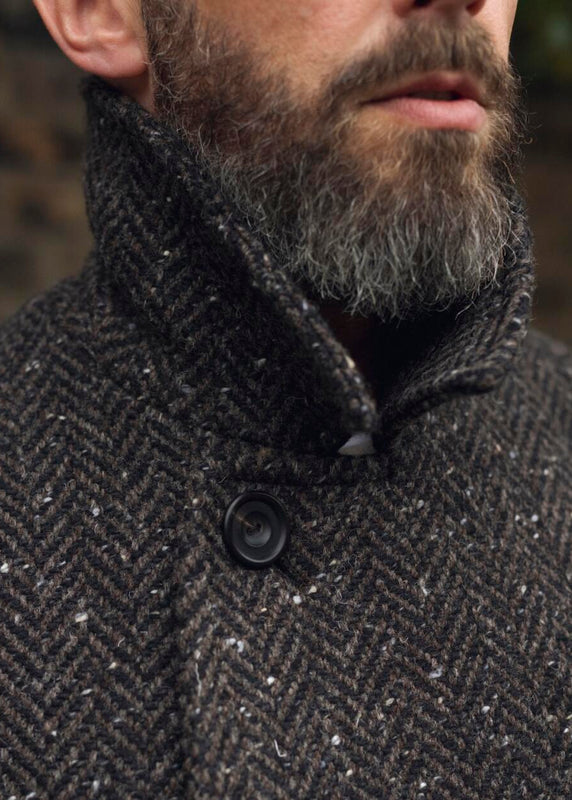 The English Tweed overcoat - Brown