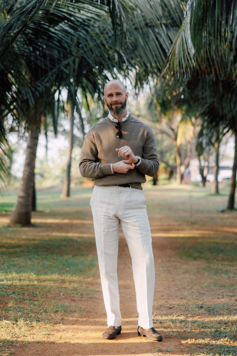 The Hand-Framed Cotton Sweater