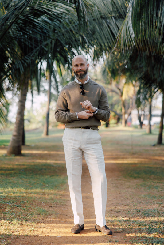 The Hand-Framed Cotton Sweater
