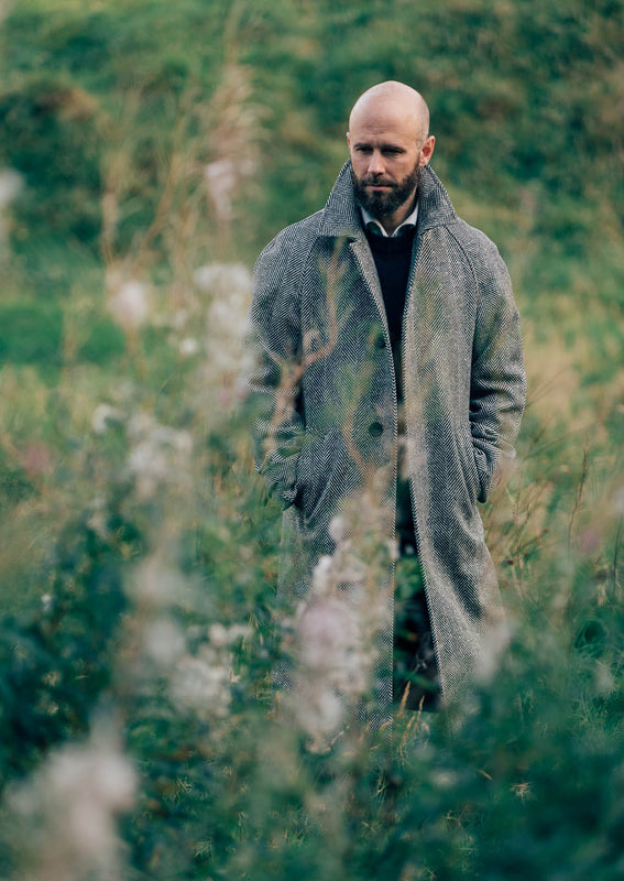 The Donegal Overcoat - Light Grey