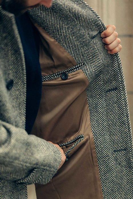 The Donegal Overcoat - Light Grey