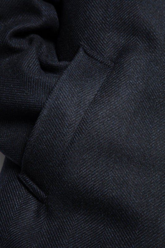 The Donegal Overcoat - Dark Navy