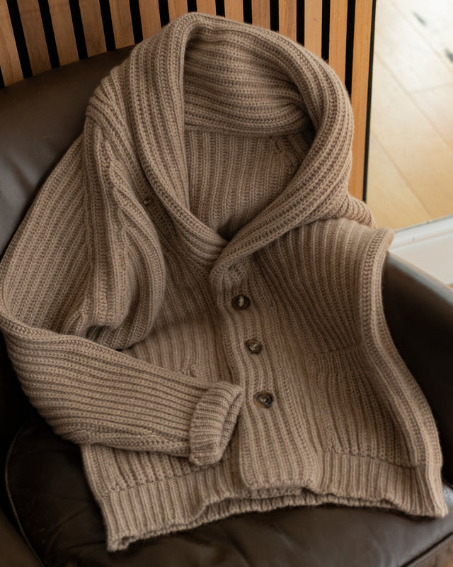 The Indulgent Shawl-Collar Cardigan