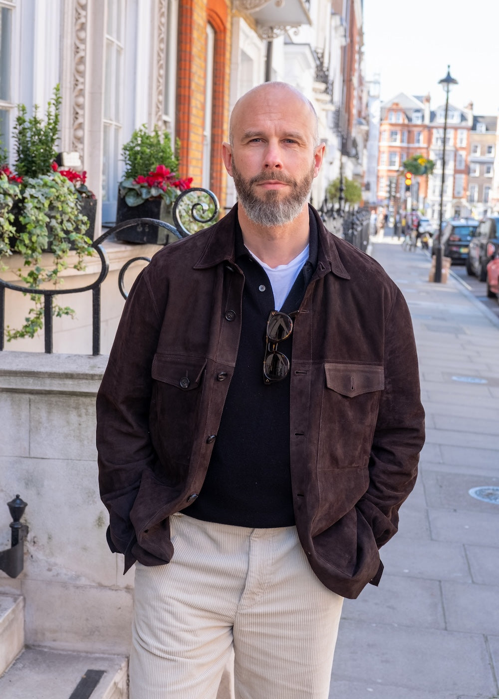 The Suede Overshirt - Chocolate
