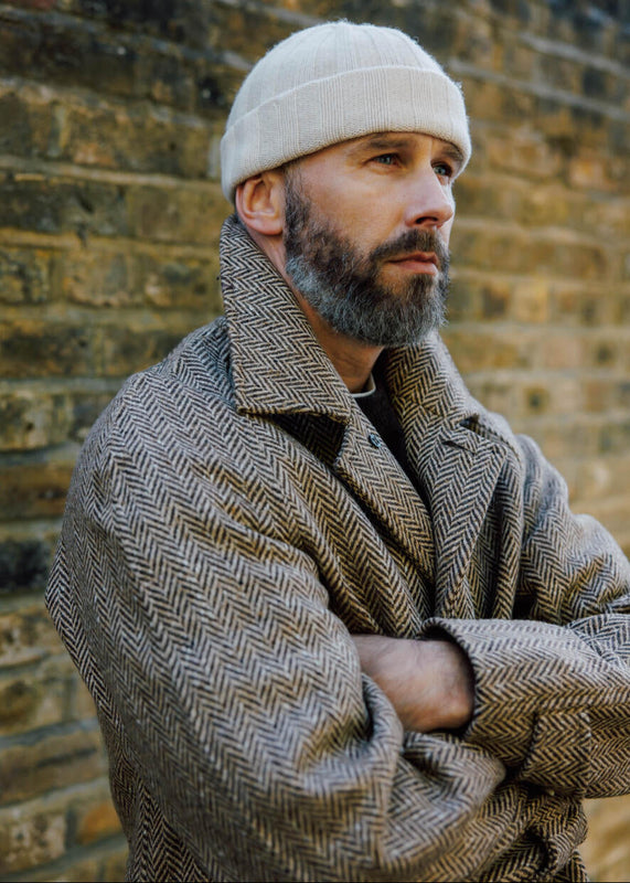 The Donegal Overcoat - Biscuit