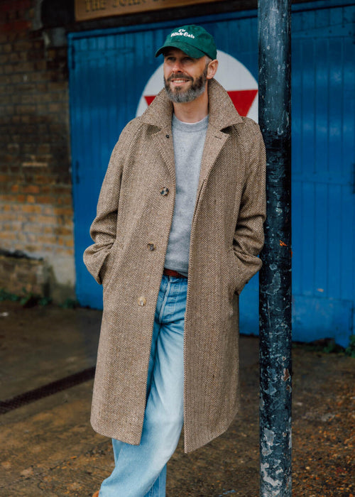 The Donegal Overcoat - Biscuit