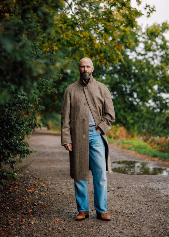 The Donegal Overcoat - Biscuit