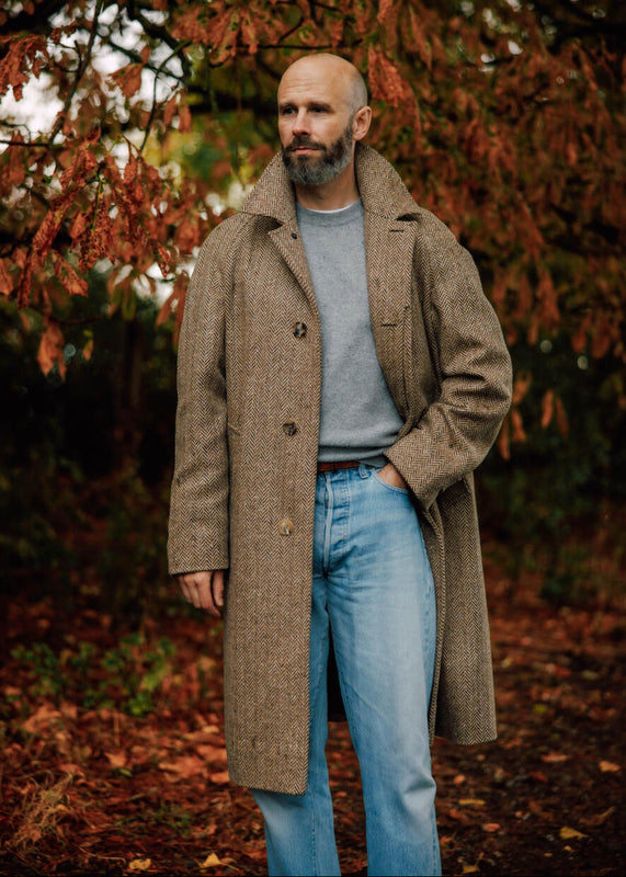The Donegal Overcoat - Biscuit
