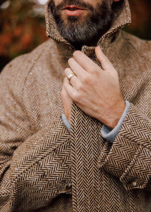 The Donegal Overcoat - Biscuit