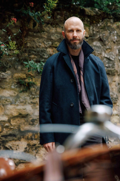 The Donegal Overcoat - Dark Navy