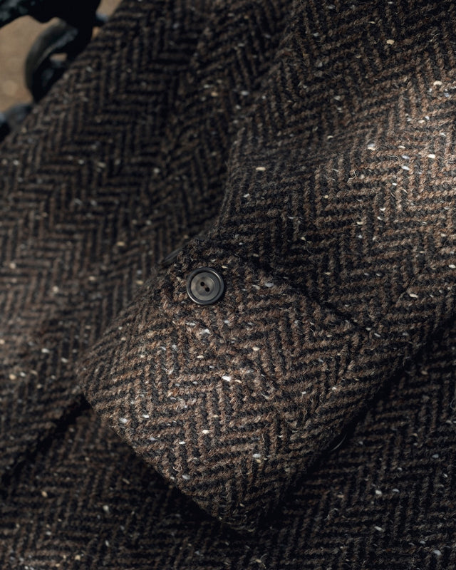The English Tweed overcoat - Brown