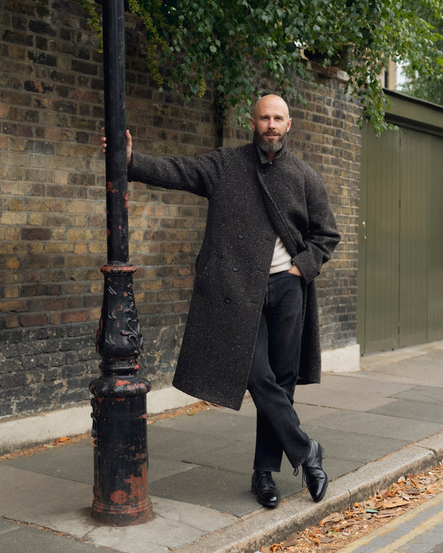 The English Tweed overcoat - Brown