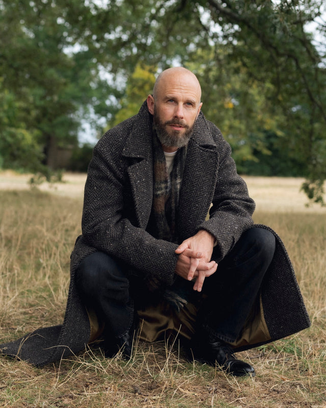 The English Tweed overcoat - Brown