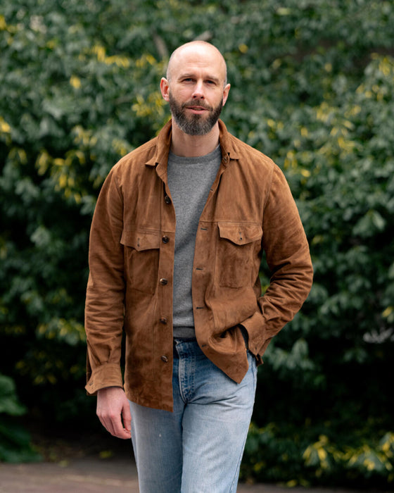 The Suede Overshirt