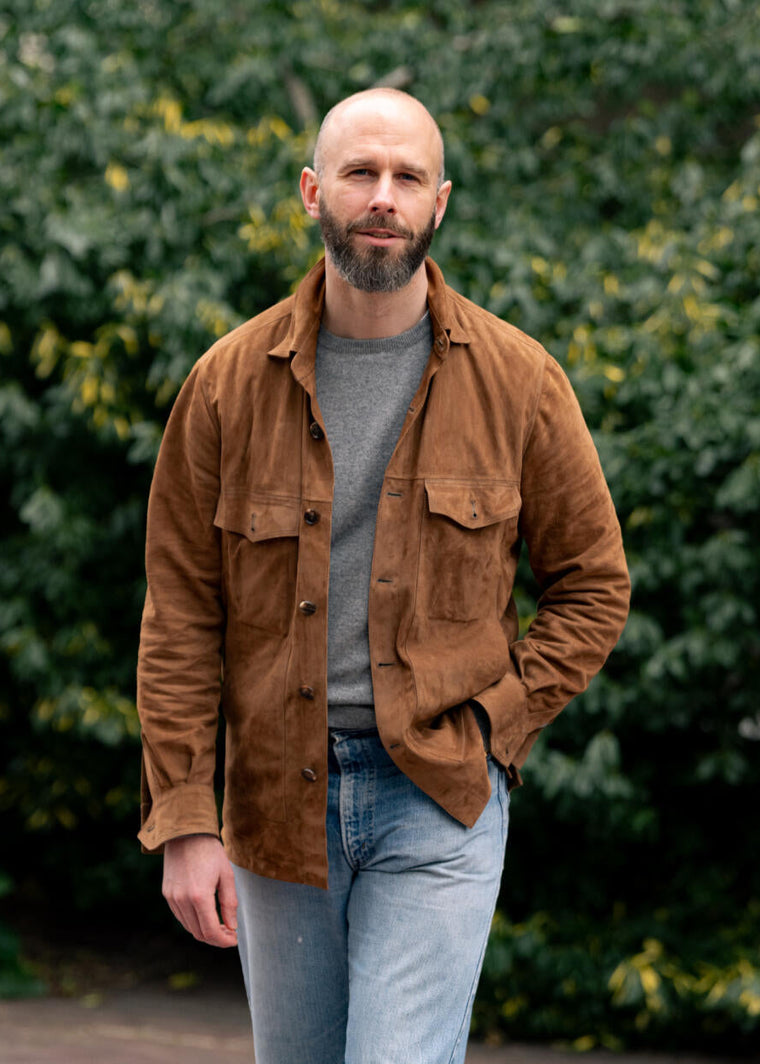 The Suede Overshirt - MTO