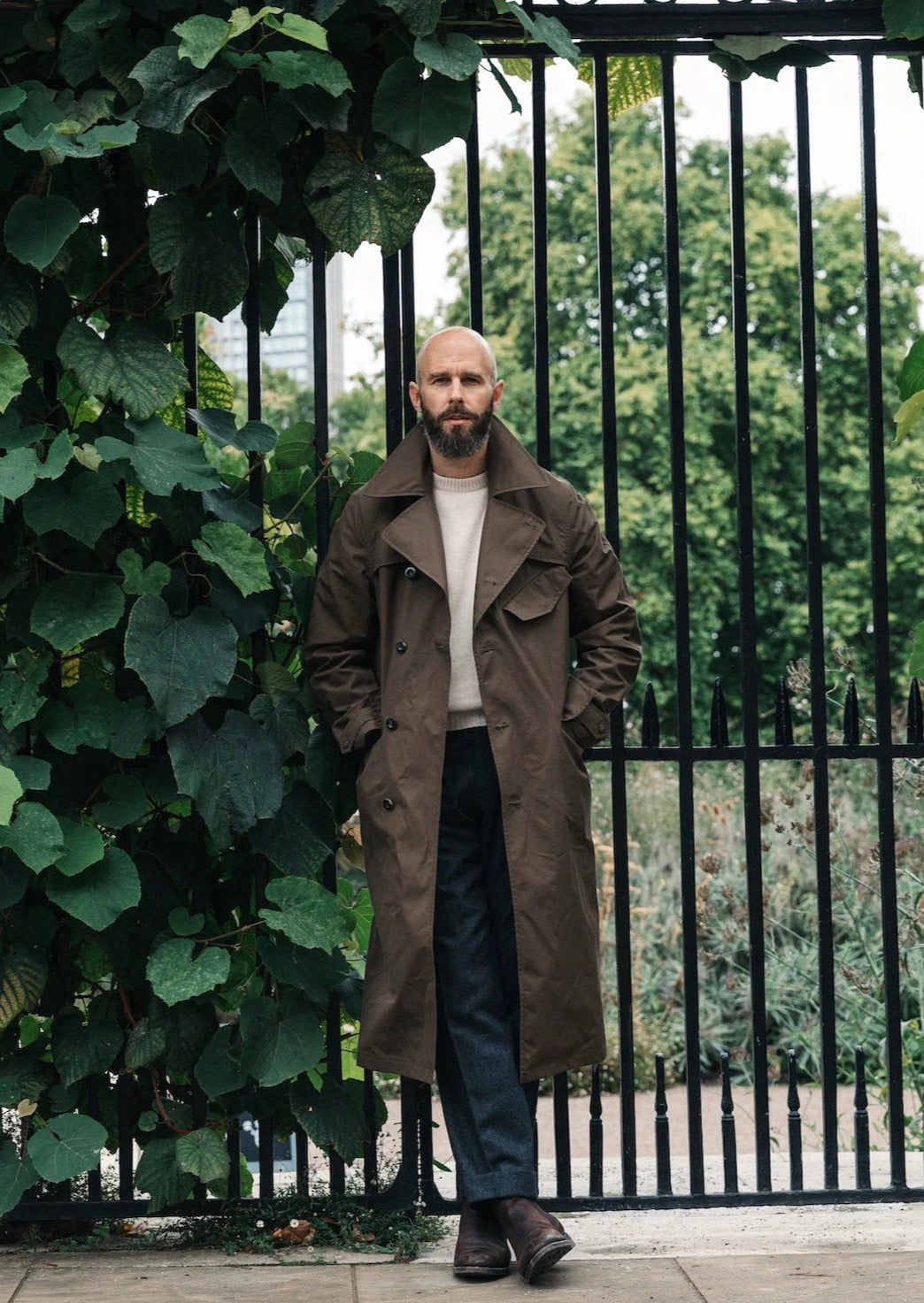 The Permanent Style trench coat - Olive