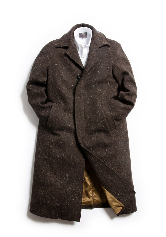 The Donegal Overcoat - Brown