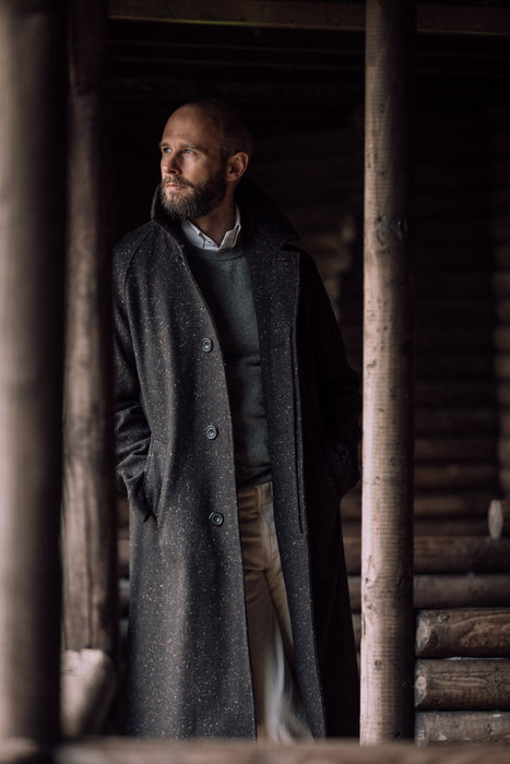 The Donegal Overcoat - Brown