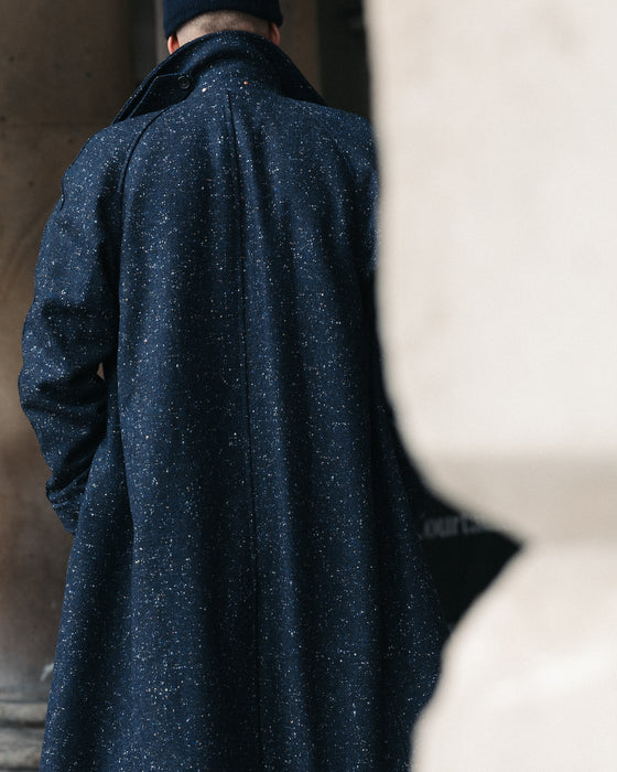 The Donegal Overcoat - Navy