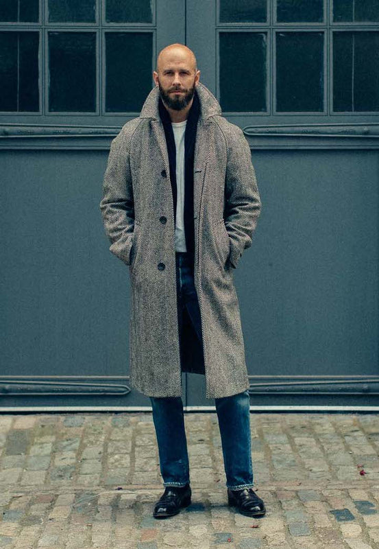 The Donegal Overcoat - Light Grey