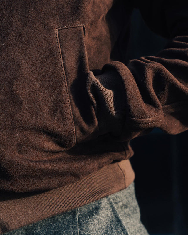 The Reversible Suede Bomber