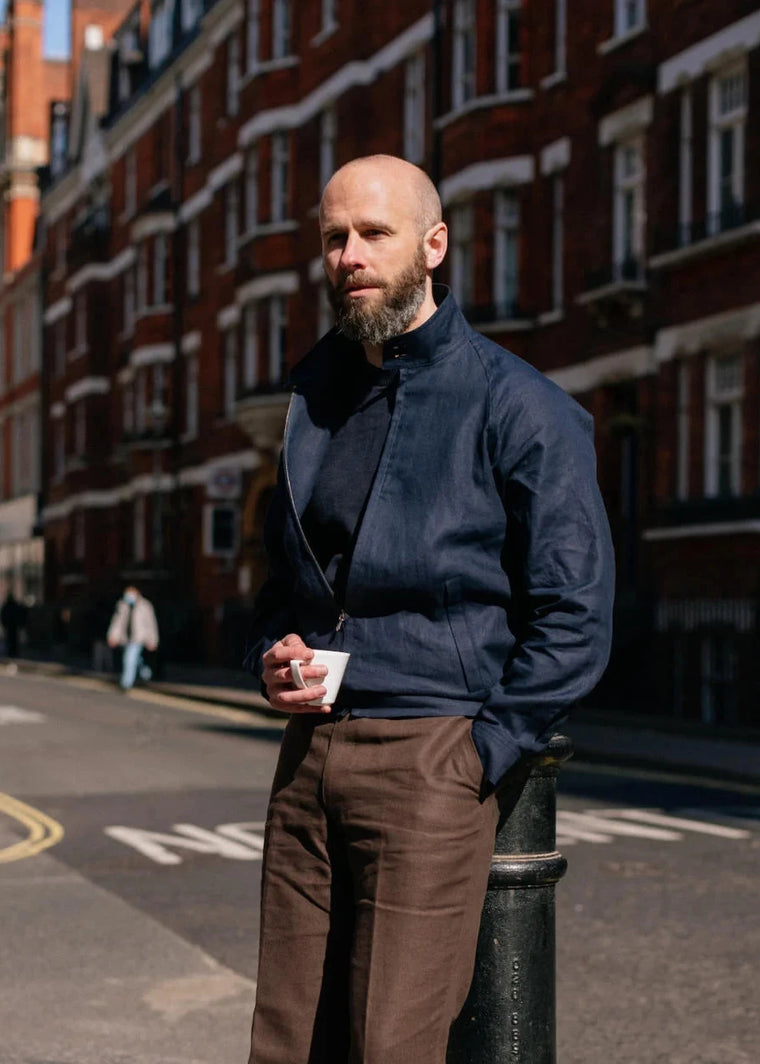Linen Harrington
